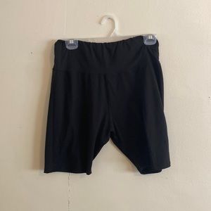 Black bike shorts